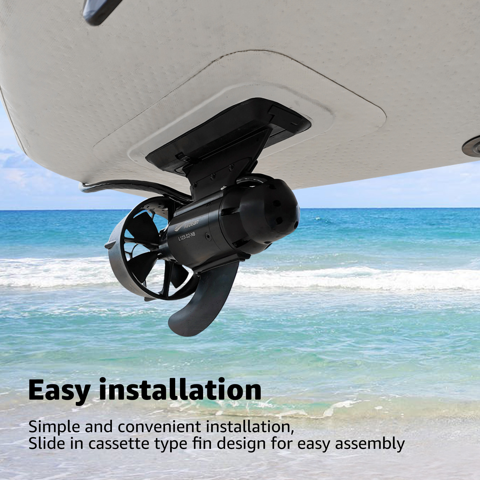 380W 600W Electric Fins Stand  - огляд і ціна Fishing Boat Trolling Motor