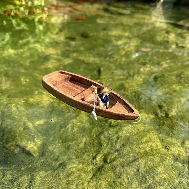 Handmade Wooden Boat Mini Floa - огляд і ціна Fishing Boat Oar