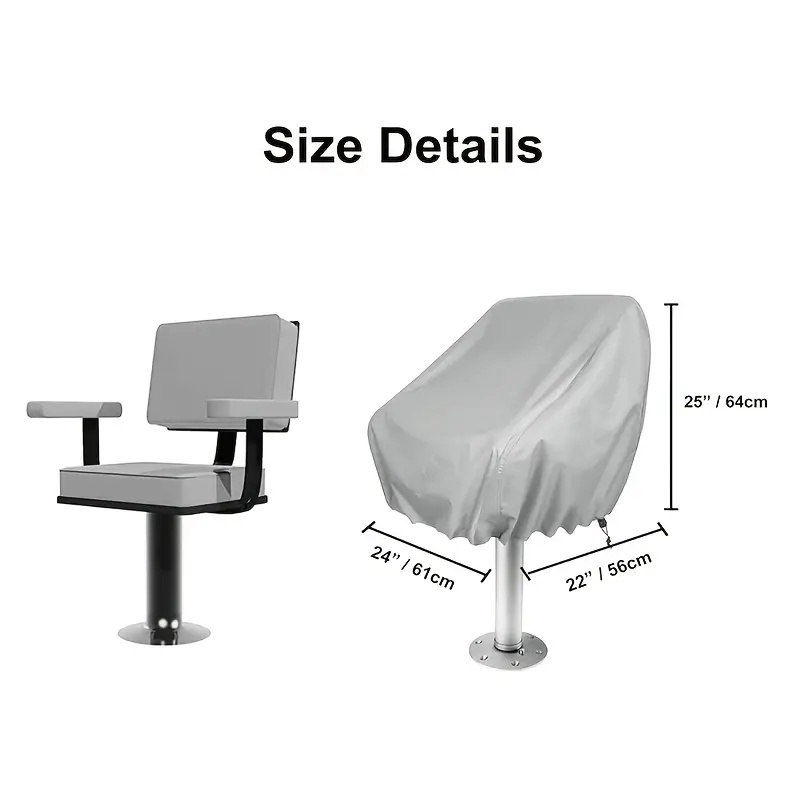 1Pcs Waterproof Boat Seat Cove - огляд і ціна Fishing Boat Cover