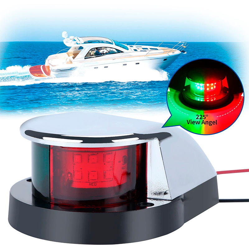 12V LED Marine Navigation Ligh - огляд і ціна Fishing Boat Navigation Light