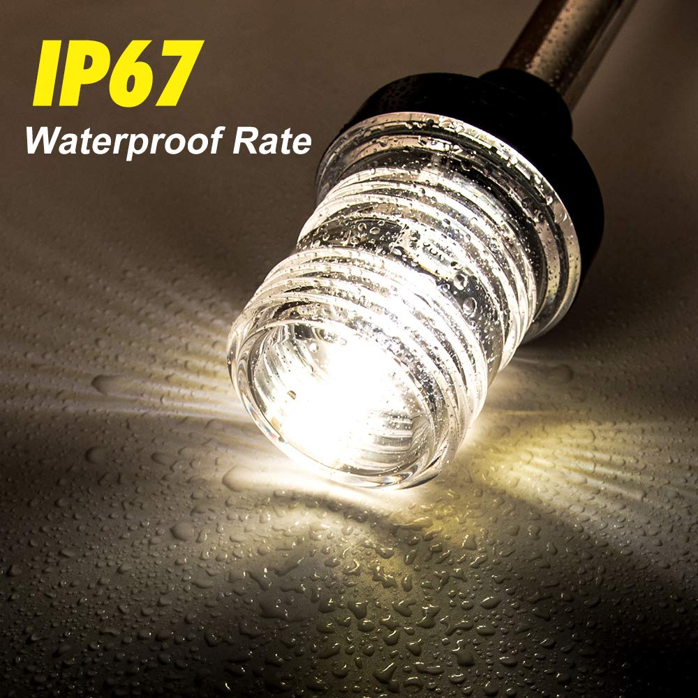 360 Degree White LED Fold Down - огляд і ціна Fishing Boat Navigation Light