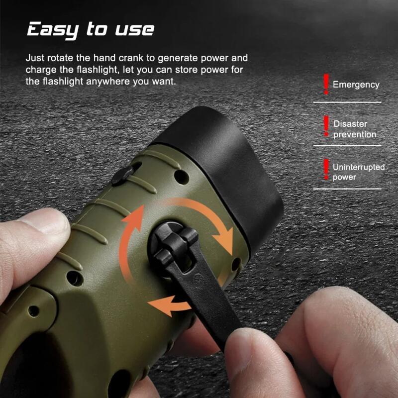 Hand Crank Solar Powered Recha - огляд і ціна Fishing Boat Navigation Light