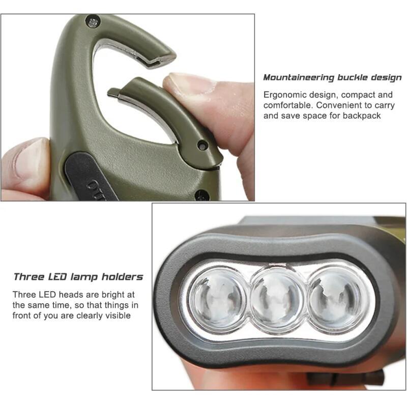 Hand Crank Solar Powered Recha - огляд і ціна Fishing Boat Navigation Light